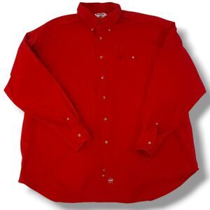 Vintage Wrangler PBR Button Down Shirt-Size 2X-Button Pockets-Western-Cowboy